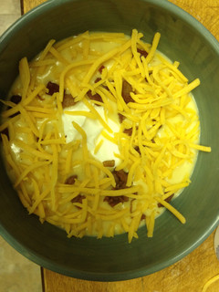 A picture of Easy Potato Cheese Soup.