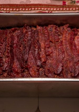 A picture of Mom's Meatloaf.