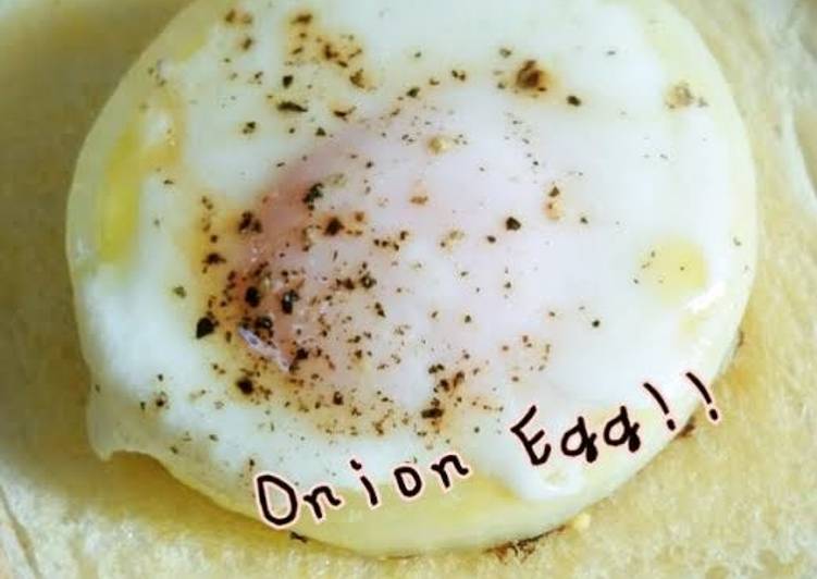 Steps to Prepare Any-night-of-the-week Poched Egg Onion Ring