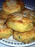 Cornmeal cheddar cheese garlic chive biscuits