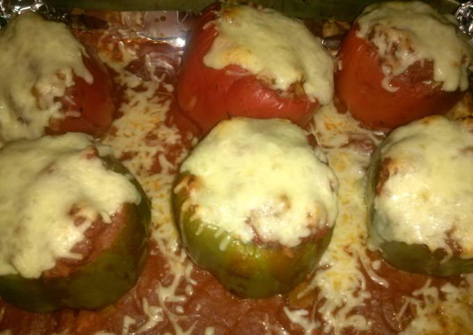 Recipe of Speedy Stuffed Peppers with Beef and Rice