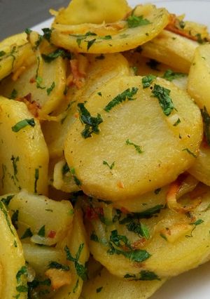 Foto resep Lyonnaise potato