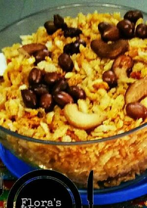 A picture of Pohe ka fried chivda.