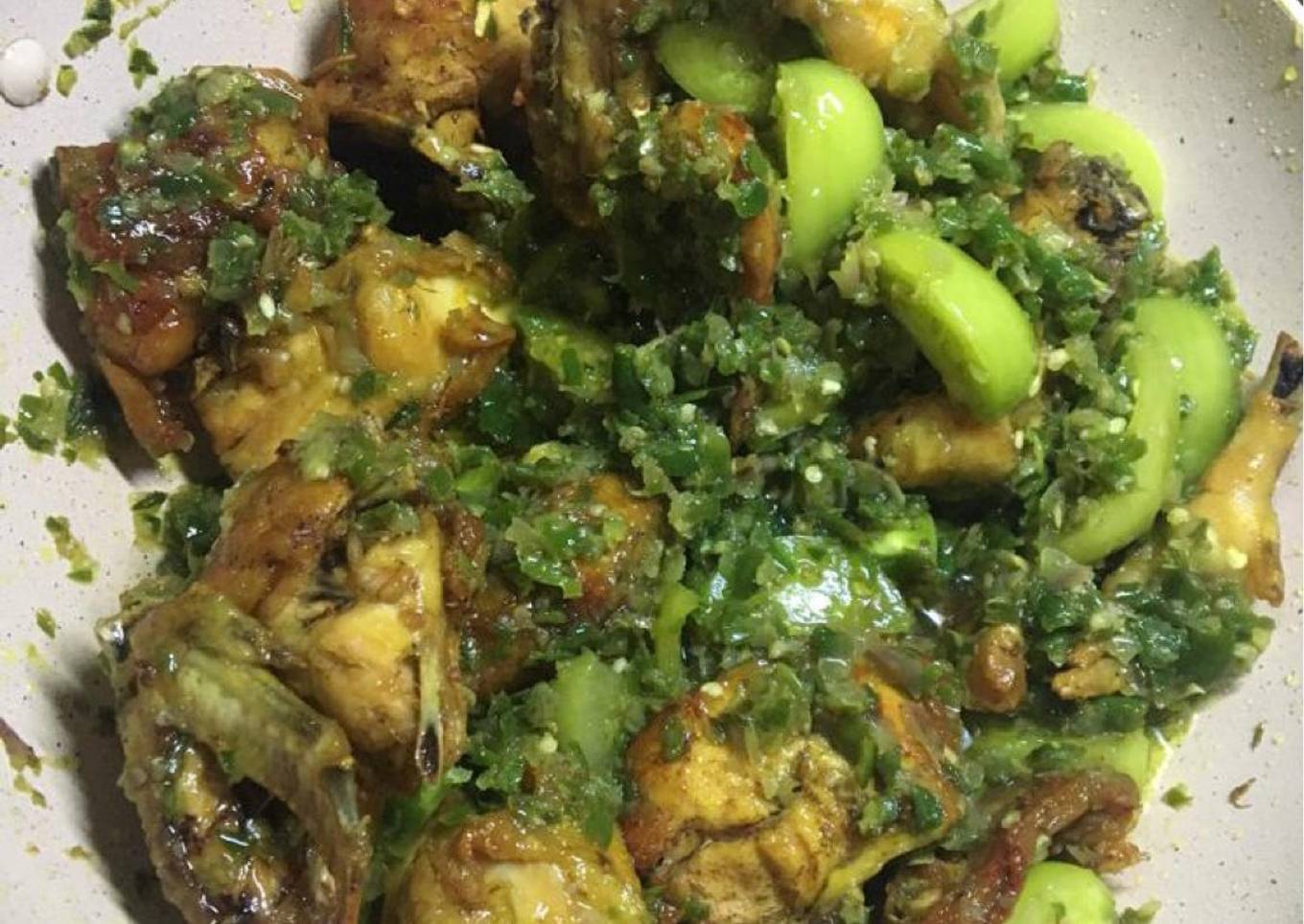 Ayam Goreng Cabe Ijo