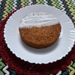 A picture of Banana suji cake.