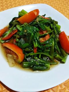 Foto resep Tumis Kangkung Saos Teriyaki