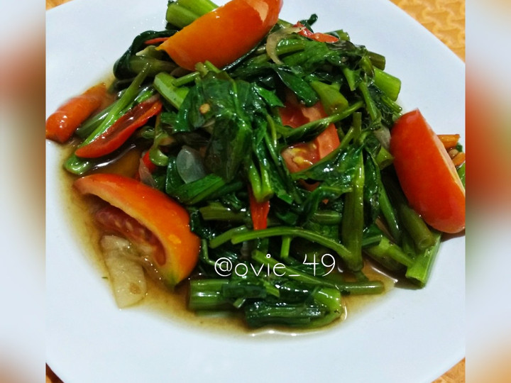 Resep Tumis Kangkung Saos Teriyaki, Enak