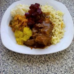 A picture of Tasty Sunday meal.
