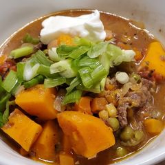 A picture of Crockpot Sweet Potato Stew.