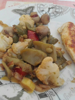 Una foto de Panaché salteado de verduras