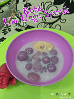 Foto resep Kolak Ubi Ungu Syantik🍵 (Biji Salak Ungu)