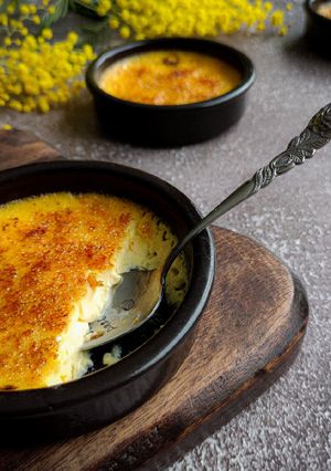 Une photo de Crème brûlée à la vanille