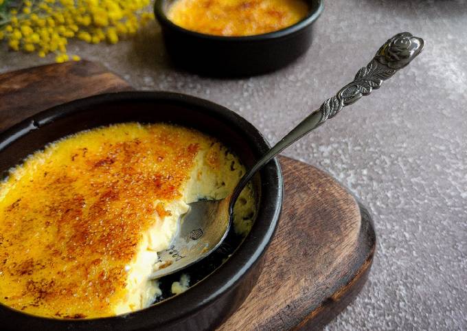 Crème brûlée à la vanille