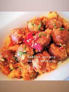 Foto resep Sambal goreng bakso kentang
