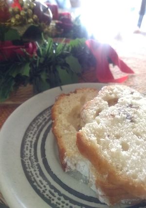 Una foto de Budín navideño
