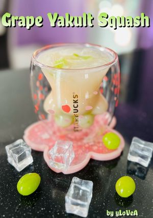 Foto resep Grape Yakult Squash ala Mama Asi / yLoVeA
