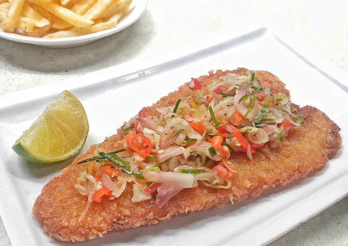 Katsu dori sambal matah