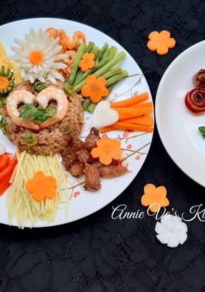 Hình của món Cơm chiên mắm ruốc Thái.