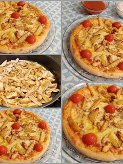 صورة لوصفة بيتزا 🍕 الشاورما 🌯