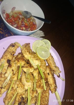Foto resep Sate lilit ayam udang