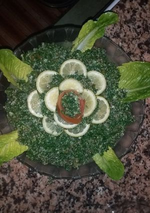 صورة لوصفة تبولة