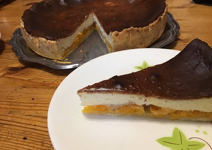 Tarte aux clémentines et mascarpone façon cheesecake