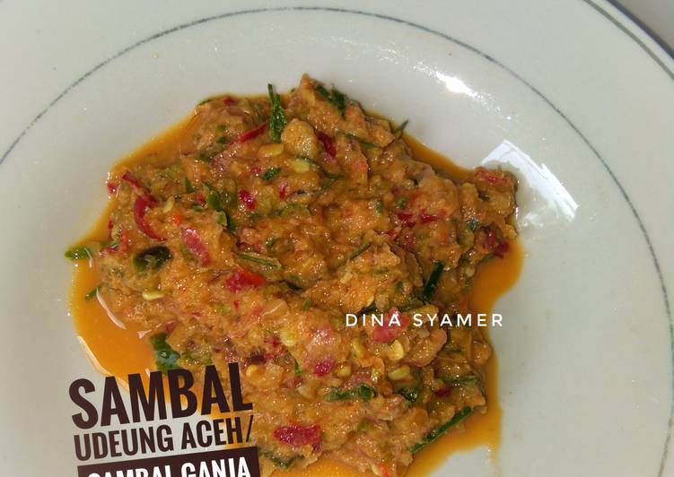 Resep Sambal Udeung/Sambal Ganja Khas Aceh yang Enak Banget