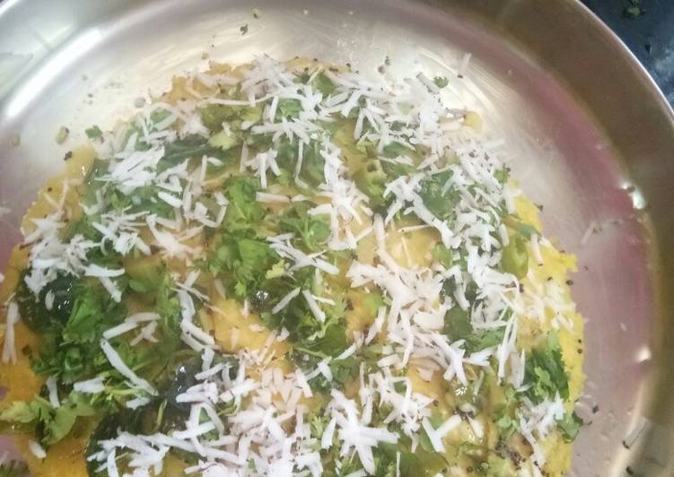 Recipe of Homemade Instant Khaman Dhokla