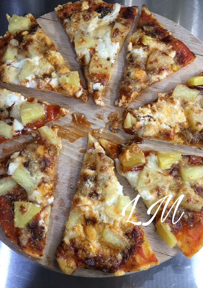 Una foto de Pizza agridulce