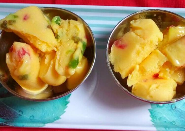 Steps to Make Super Quick Homemade Mango ice-cream