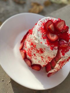 صورة لوصفة كيكة الريد ڤيلڤت الشهيّة 😋♥️