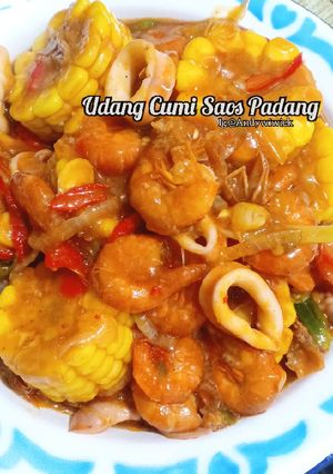 Foto resep 034. Udang Cumi Saos Padang
