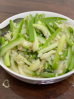 蒲瓜炒蝦皮 的食譜成品照片