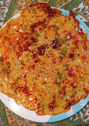 A picture of Leftover Cornflakes Dosa.
