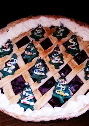 Una foto de Pasta frola navideña 🎄🎅🏻