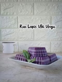 Foto resep Kue Lapis Ubi Ungu