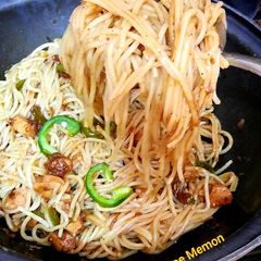 A picture of Masala spaghetti.