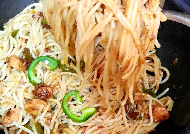 Recipe of Super Quick Homemade Masala spaghetti