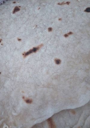 صورة لوصفة خبز الصاج