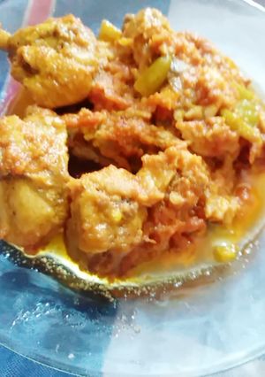 A picture of Chicken karahi.