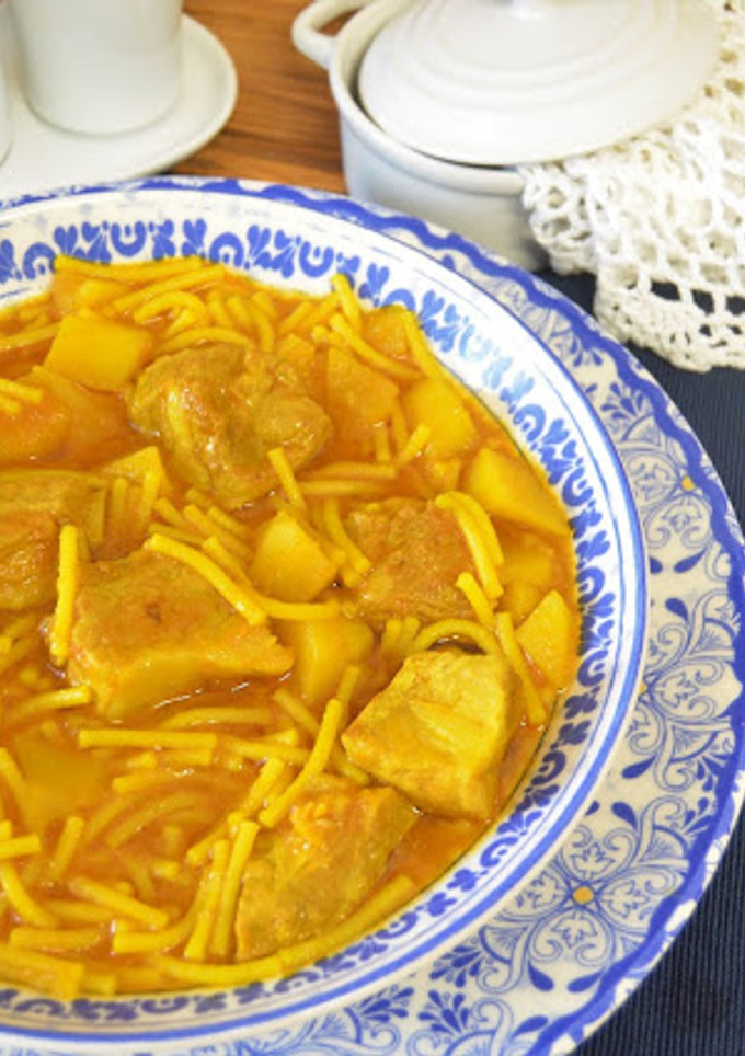 Una foto de Guiso de fideos con costilla