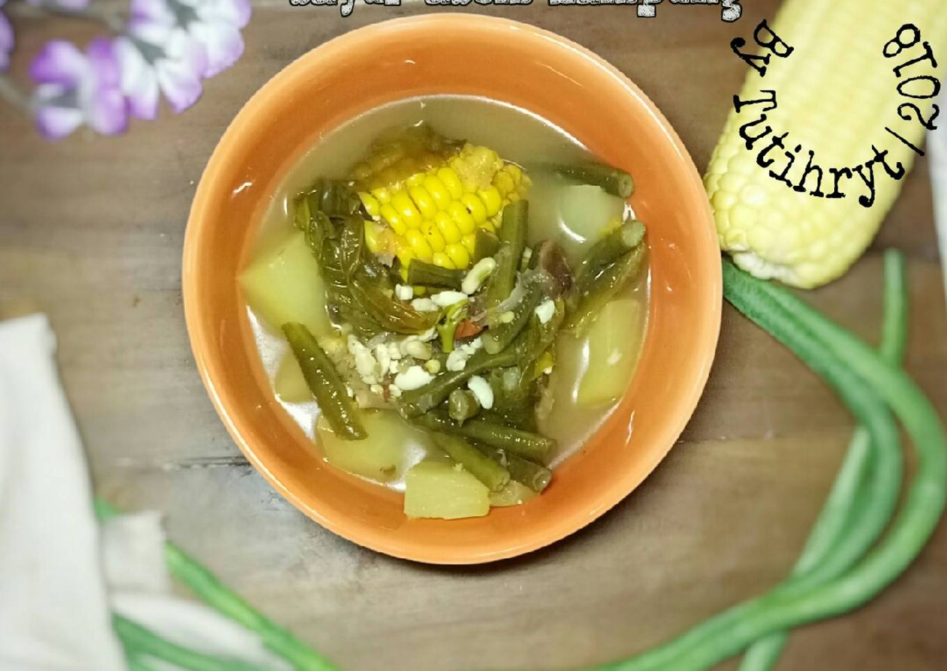 20. Sayur-sayuran yang dipetik dari ladang