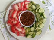 Gambar sambal rujak jambu air