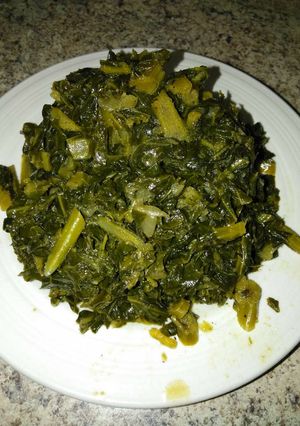 A picture of Yankee Collard Greens.