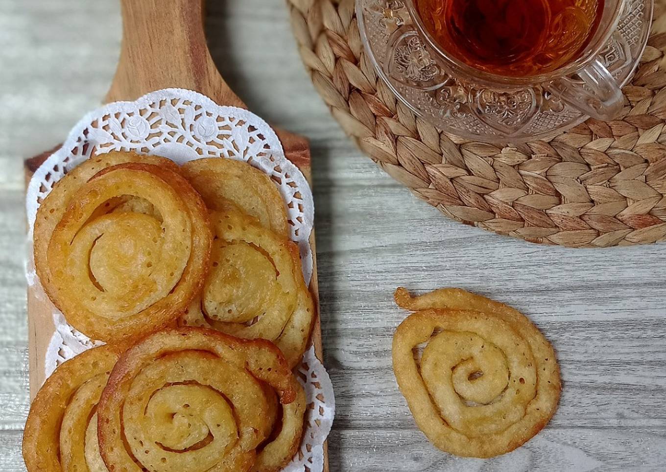 Kue usus perut ayam palsu (simpel)