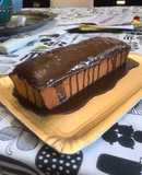Budín de naranja con baño de chocolate