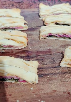 Una foto de Arrollado, trenza salada