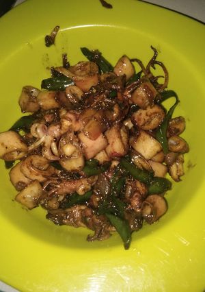 Foto resep Cumi tumis cabe ijo