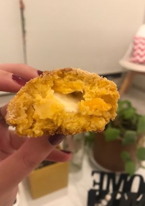 Una foto de Bombas de calabaza y queso