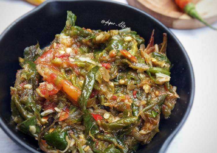 Recipe: Appetizing Sambal Ijo khas Minang